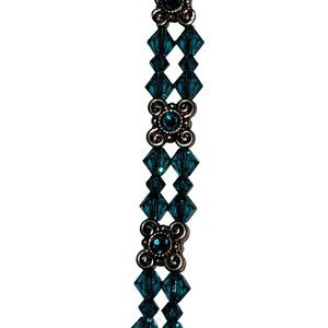 Aqua Swarovski Crystal Bracelet